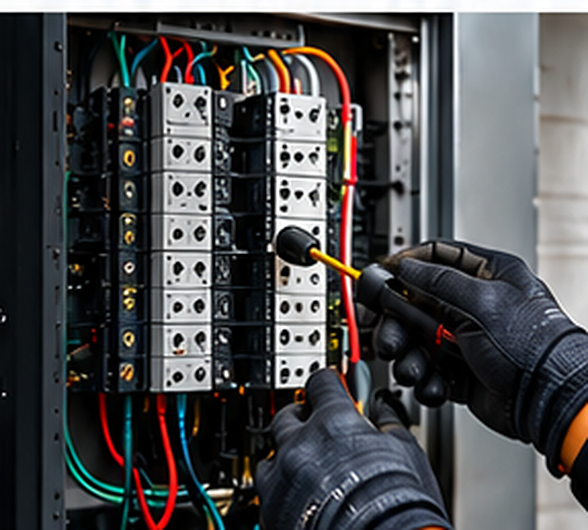 Electrical panel work